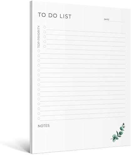 Simplified To Do List Notepad 8.5" x 11" - Made in USA - Easily Organize Your Daily Tasks And Boo... | Amazon (US)