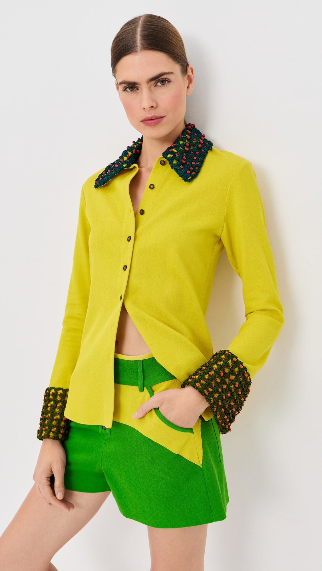 Crochet Button Up | Shopbop