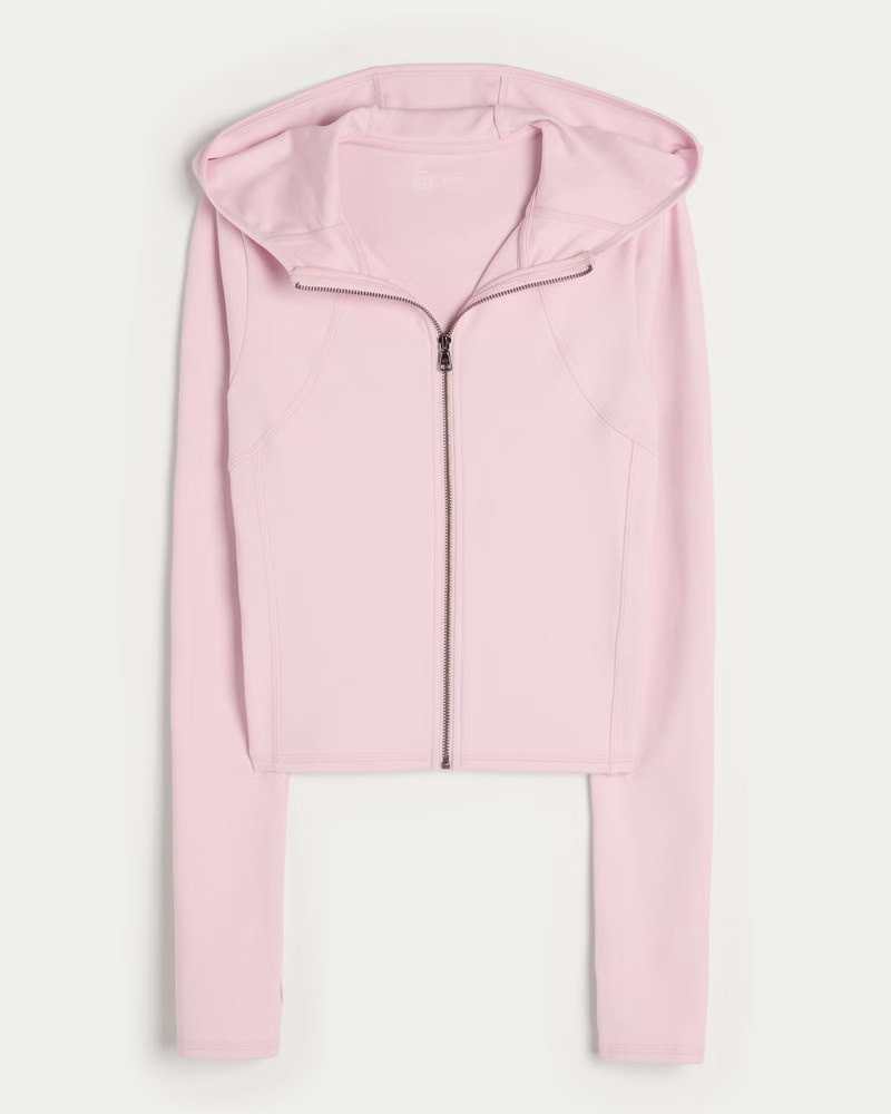 Women's Gilly Hicks Active Recharge Zip-Up Hoodie | Women's Tops | HollisterCo.com | Hollister (US)