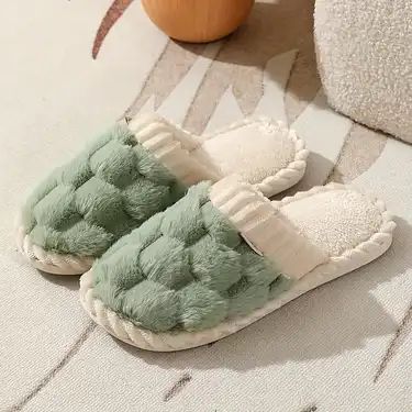 Winter Plush Closed Toe Slippers Cozy Warm Soft Sole Slip - Temu | Temu Affiliate Program