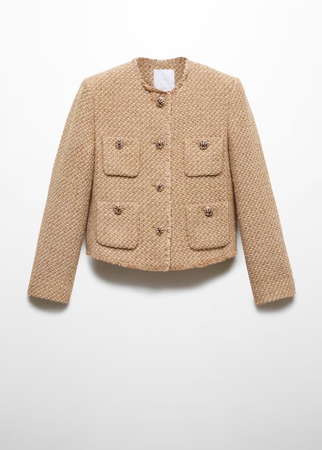 Wide lapel wool-blend coat -  Women | Mango United Kingdom | MANGO (UK)