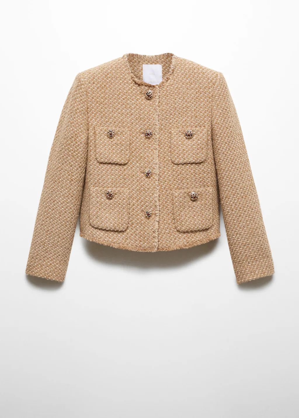 Wide lapel wool-blend coat -  Women | Mango United Kingdom | MANGO (UK)