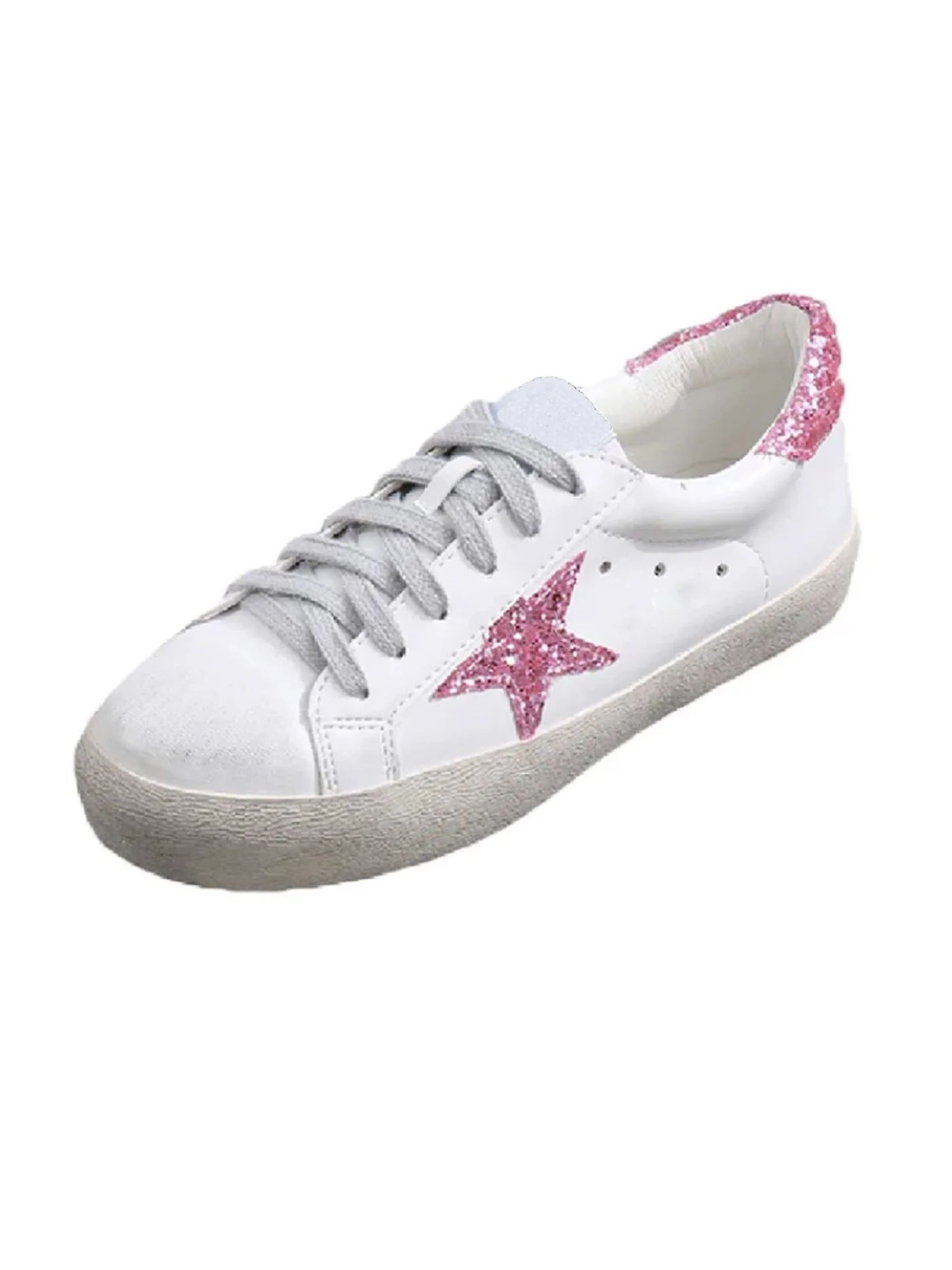 'Vanessa' Sequinned Star Distressed Sneakers (6 Colors) | Goodnight Macaroon