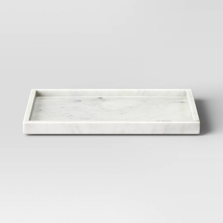 Rectangle Marble Tray White - Threshold™ | Target