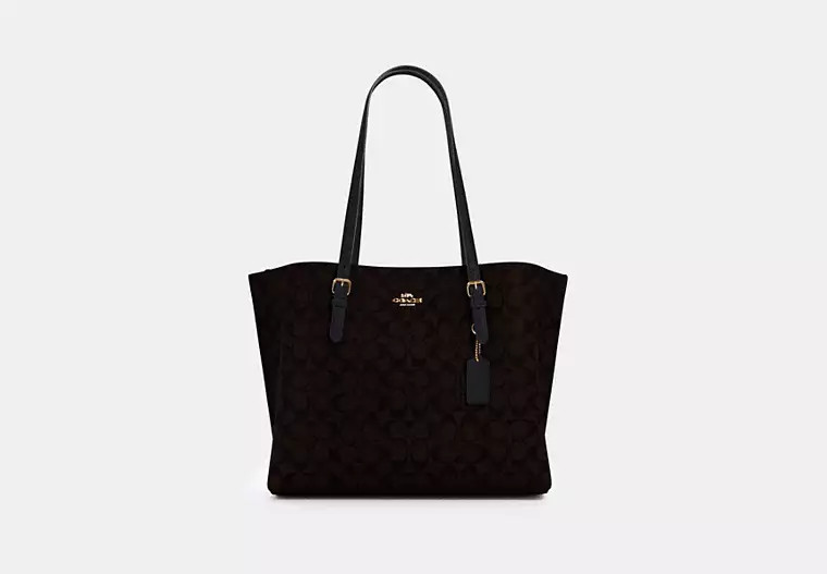 Mollie Tote Bag In Signature Canvas | Coach Outlet US