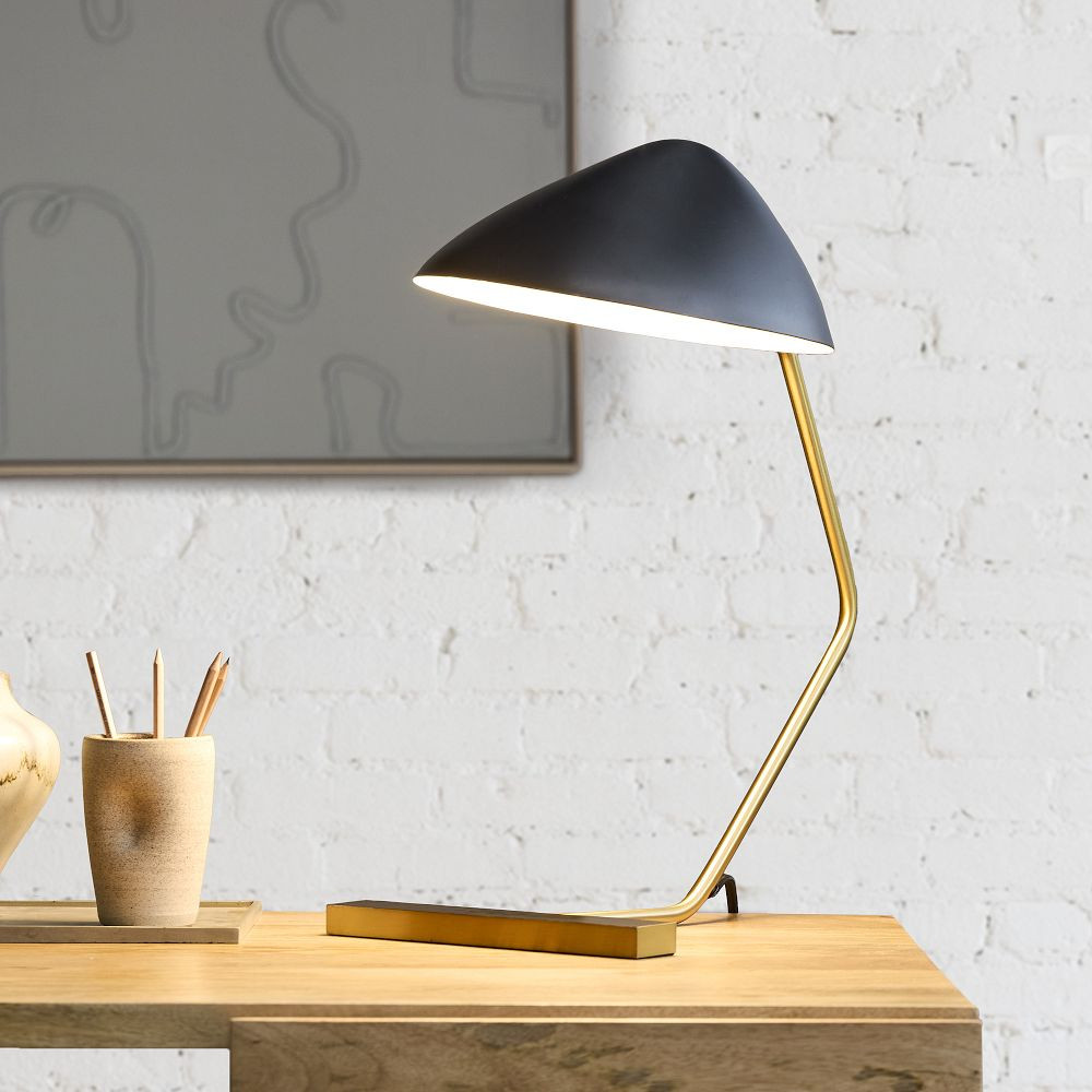 Curvilinear Mid-Century Table Lamp (20") | West Elm (US)