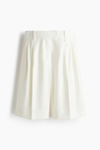 H & M - Tailored Bermuda shorts - White | H&M (UK, MY, IN, SG, PH, TW, HK)