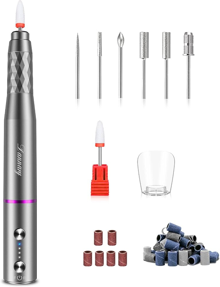 Electric Nail Drill Machine Professional,Cordless Electric Nail File for Acrylic Gel Nails,Efile ... | Amazon (US)