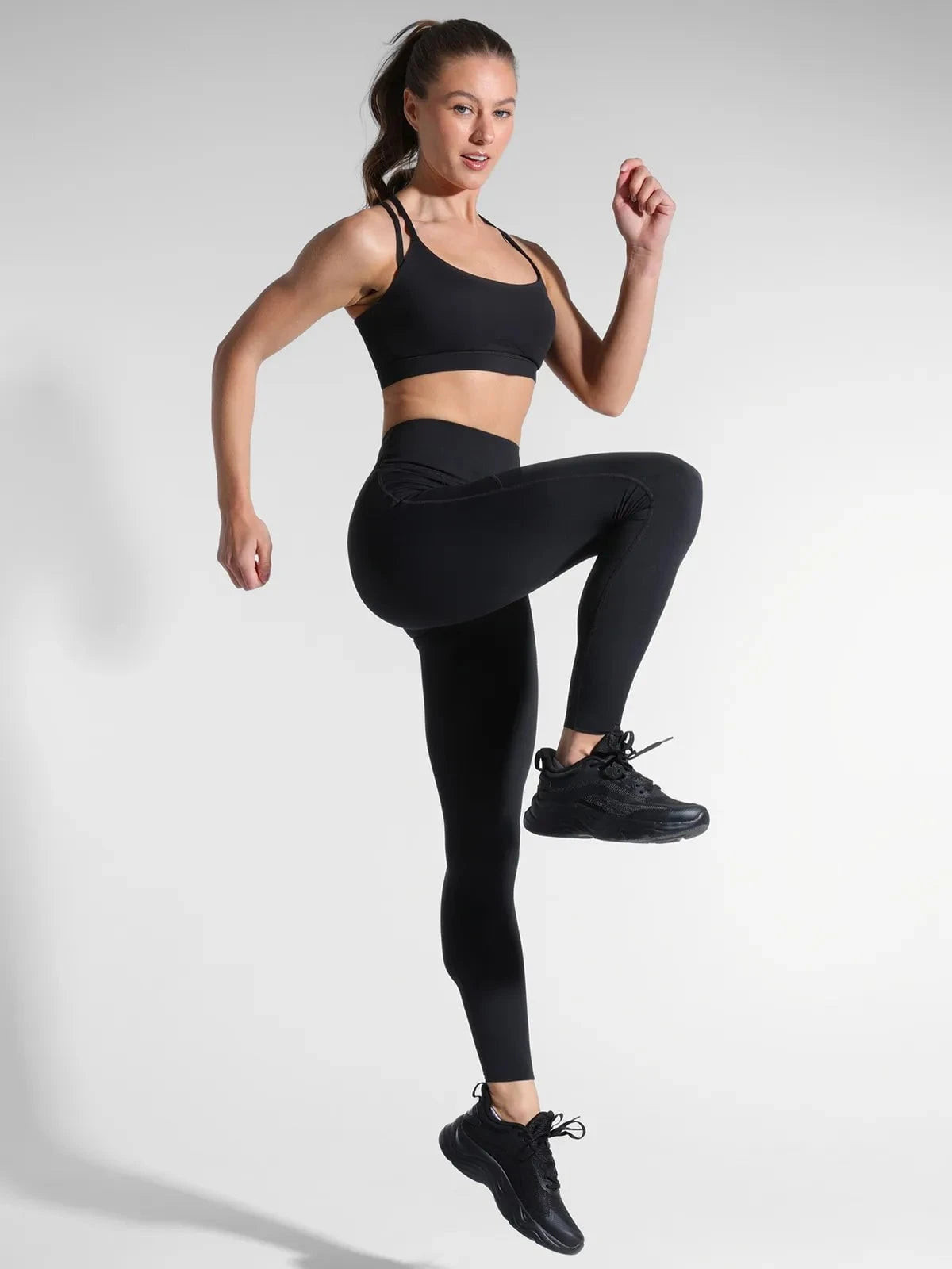 BRXL Sculpted Leggings - Black / XL | Popilush