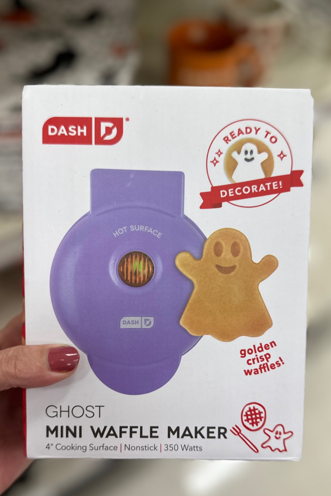 Dash mini waffle makers for Halloween including a new ghost 

#LTKFind #LTKhome #LTKSeasonal