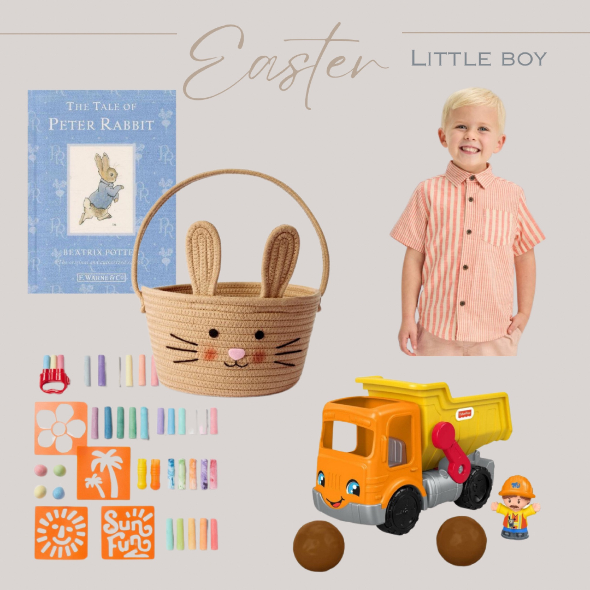 Easter - Little Boy 🧡🐣




#easter #easterbasket #boyseastergifts #giftideas #littleboy #easteroutfit #target 

#LTKSeasonal #LTKkids