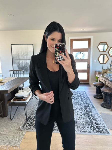 10% off at spanx with code DTKxSPANX! 

I’m wearing a small in the bodysuit. It is perfect if you have a long torso. 

These split hem pants are a brand new release and are the comfiest, chicest pants ever! I’m wearing the size small and you can easily dress these up or down.

This blazer is a must have, staple purge. I’m wearing a size small and it comes in multiple colors.

My necklace is 20% off with code DTKAUSTIN20 

#LTKstyletip #LTKunder100 #LTKshoecrush