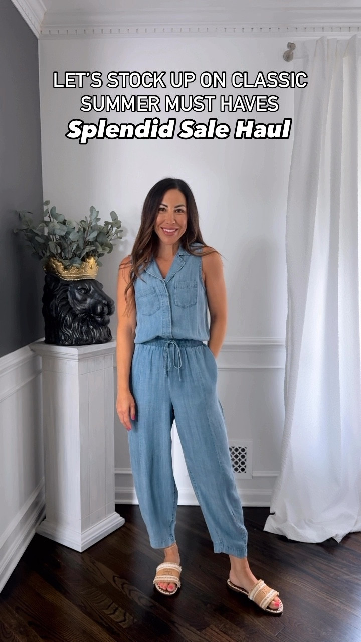 So many sales this weekend but this might be the best one! 40% almost everything @splendid! All of these are some of the nicest and most worn pieces in my closet. Code: FOURTH at checkout. 

Jumpsuits xs 
Pants xs
Tops small 

Jumpsuit, jumpsuits, wide leg pants, splendid 

#LTKFindsUnder100 #LTKSummerSales #LTKSaleAlert