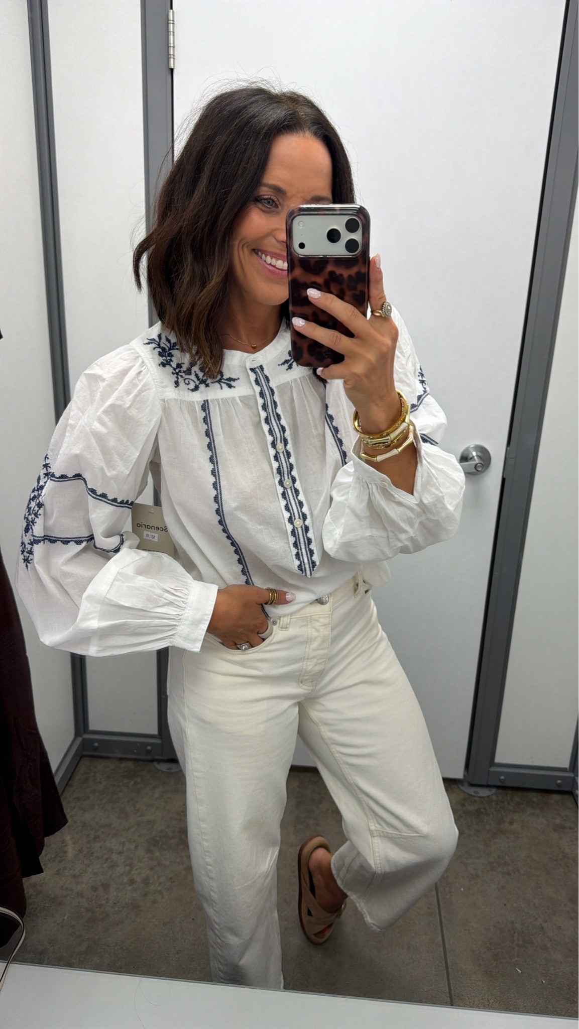 This shirt looks like it should cost way more than Walmart 😍 the embroidery + details are so good. size XS 🤍

#walmartfinds #walmartfashion #walmartstyle #walmartoutfits #lookforless #affordablefashion #ltkfinds #fallfashion