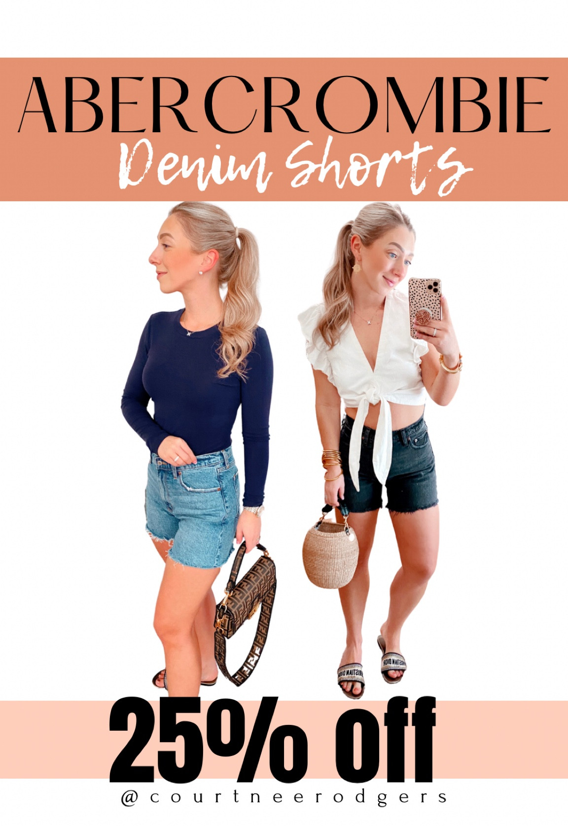 Abercrombie 25% off: AFLTK

I wear my true size 4/27 in these denim dad shorts!

Denim shorts, spring fashion, closet staple, under $50, Abercrombie 

#LTKstyletip #LTKunder50 #LTKsalealert