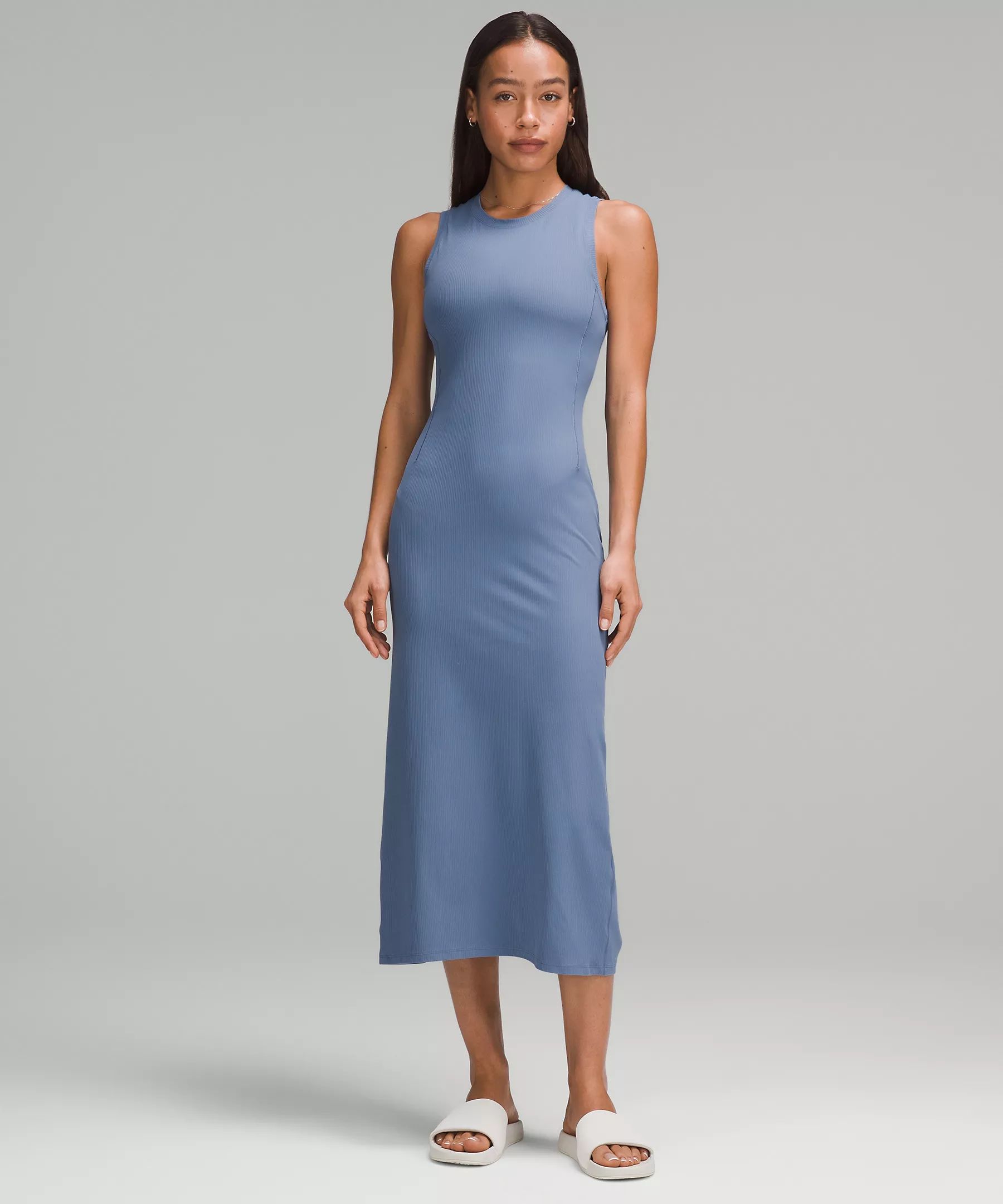 All Aligned Ribbed Midi Dress | Lululemon (US)
