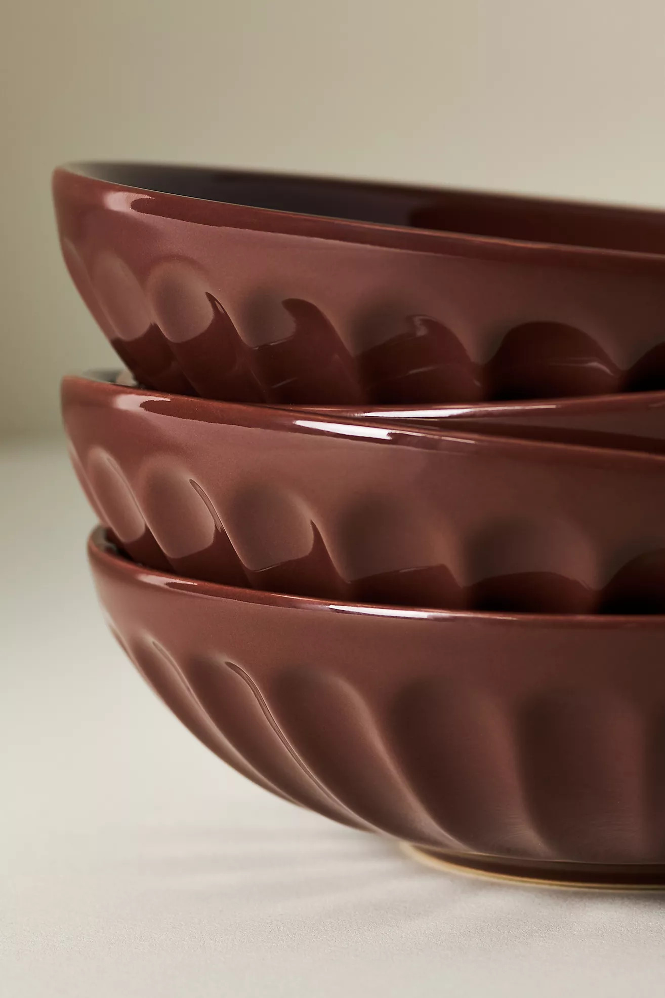 The Latte Stoneware Pasta Bowls, Set of 4: Amelie Edition | Anthropologie (US)
