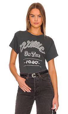 DAYDREAMER Willie Nelson On The Road Tour Tee in Vintage Black from Revolve.com | Revolve Clothing (Global)