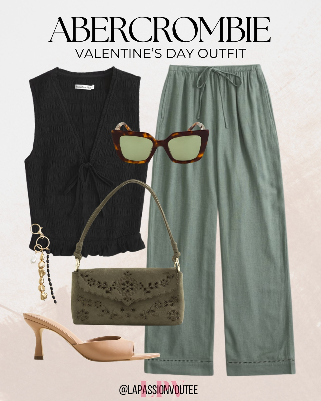 A Valentine’s Day outfit idea from Abercrombie designed to feel chic and intentional. This look blends romantic details with clean styling, making it ideal for celebrating while staying true to a modern, everyday aesthetic. 

 #LTKValentine #LTKootd