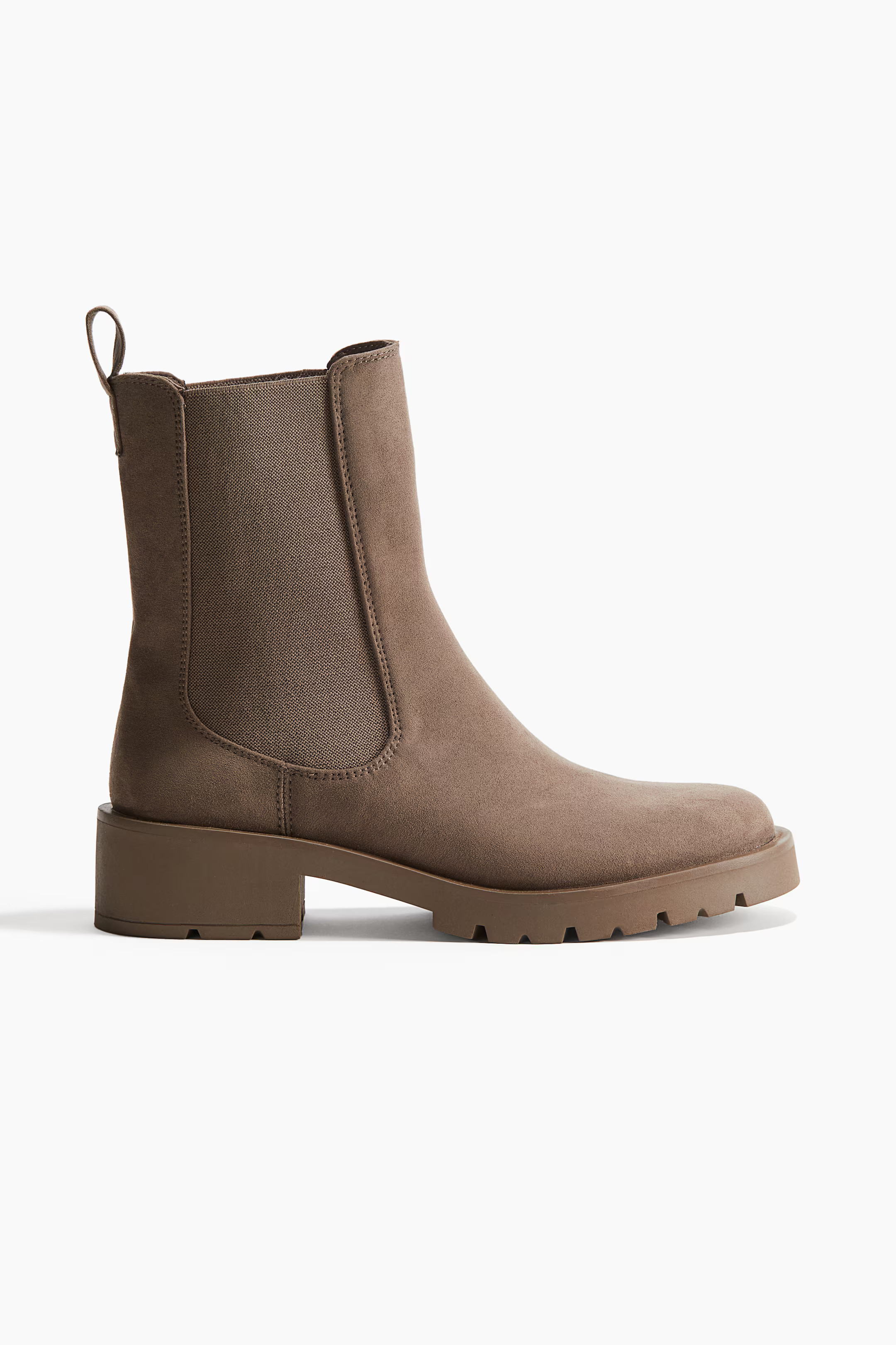 Chelsea boots - Dark greige - Ladies | H&M GB | H&M (UK, MY, IN, SG, PH, TW, HK)