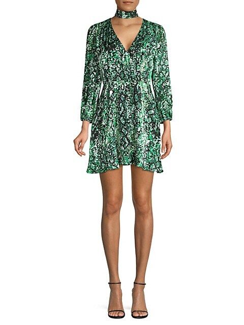 Rita Blouson Sleeve Print Dress | Saks Fifth Avenue OFF 5TH