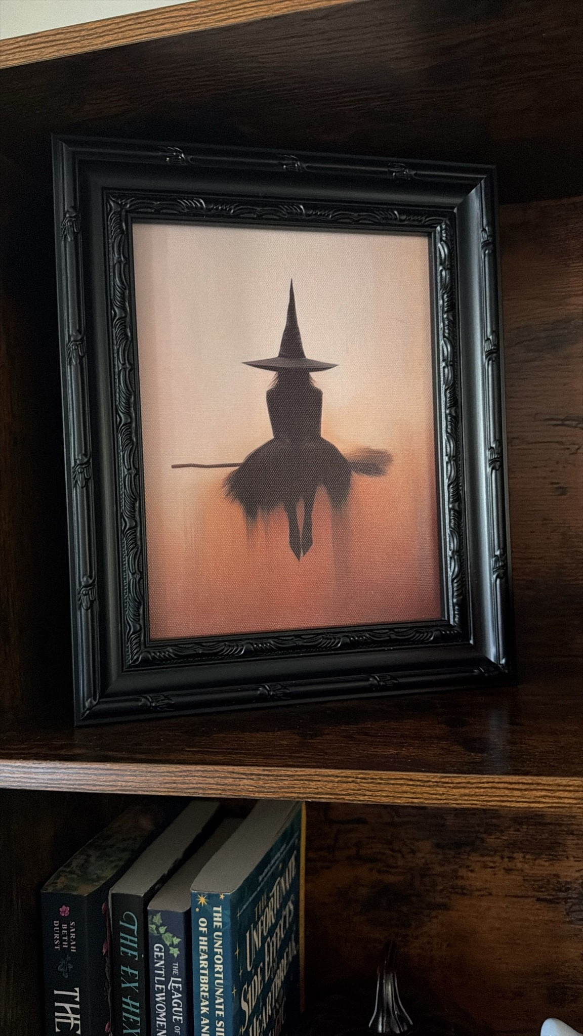 A little vintage Halloween moment 🕯️🖤 I love the darker details mixed into a cozy bookshelf. Such a fun way to bring a little spooky season into the room.

vintage Halloween, Halloween decor, spooky home, fall home decor, moody home, bookshelf styling, Halloween inspiration, cozy decor

#LTKSeasonal #LTKHome