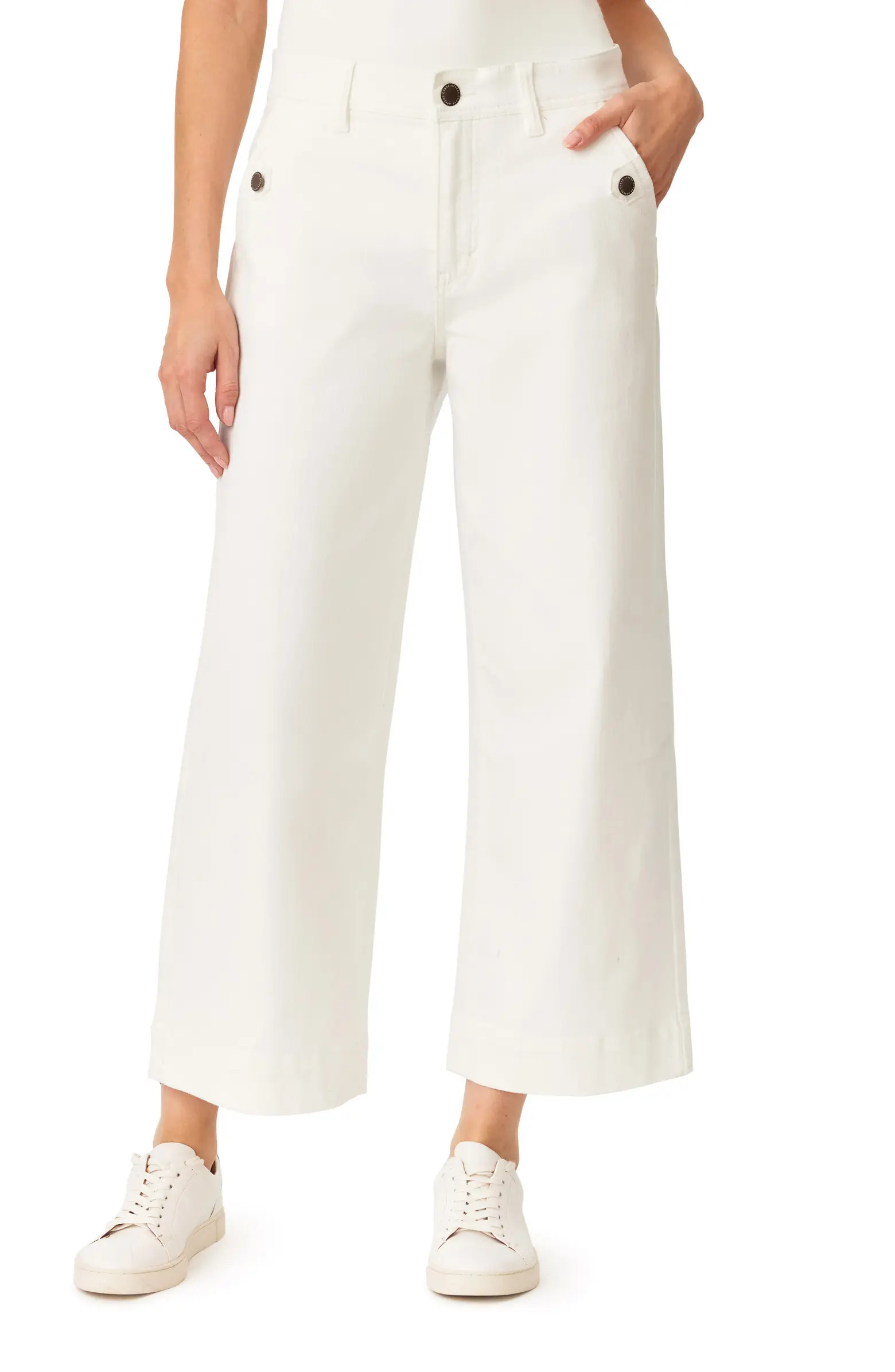 Premium 27" French Riviera Crop Wide Leg Jeans | Nordstrom Rack