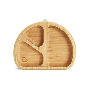 Munchkin® Bambou™ Divided Suction Plate - Eco-Friendly Bamboo Dinnerware for Babies and Toddle... | Amazon (US)