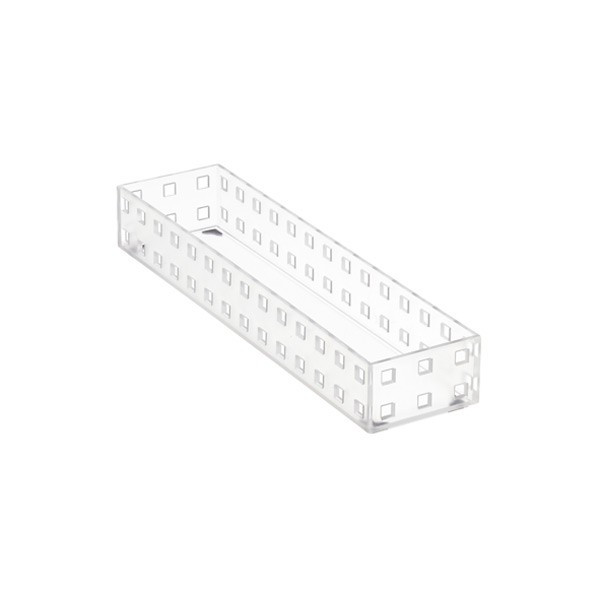 like-it Bricks 5-1/2" Narrow Shallow Bin Translucent | The Container Store