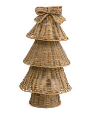 Rattan Woven Christmas Tree | TJ Maxx