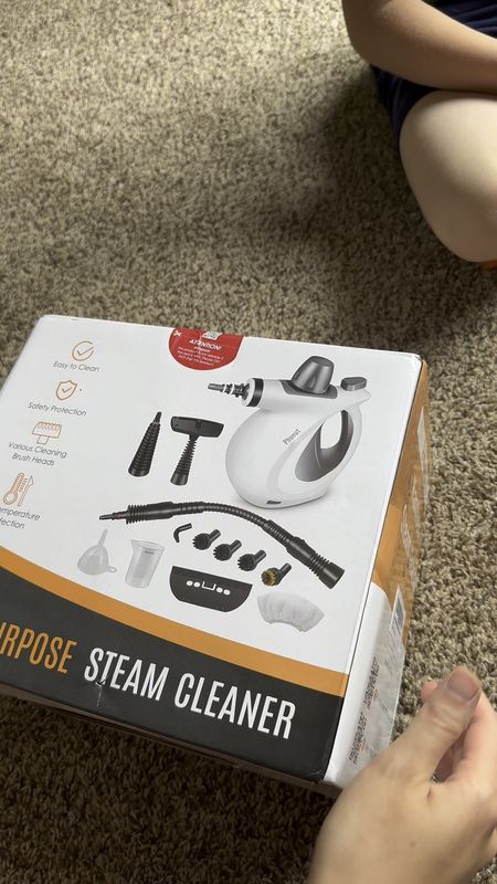 Unboxing my first steam cleaner 