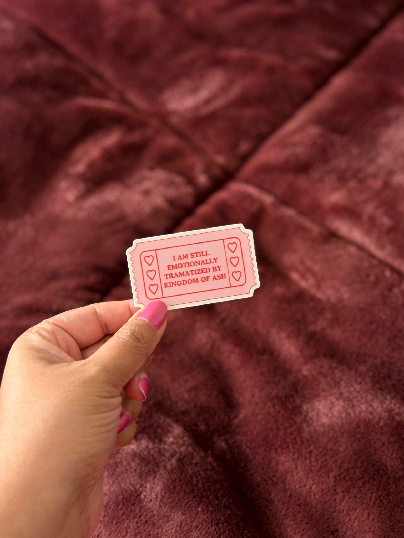 The accuracy of this sticker 🤪 throne of glass, SJM, maasverse, journaling sticker, fantasy book series, reading recs, pink stickers, bookish 

#LTKdayinmylife #LTKFindsUnder50