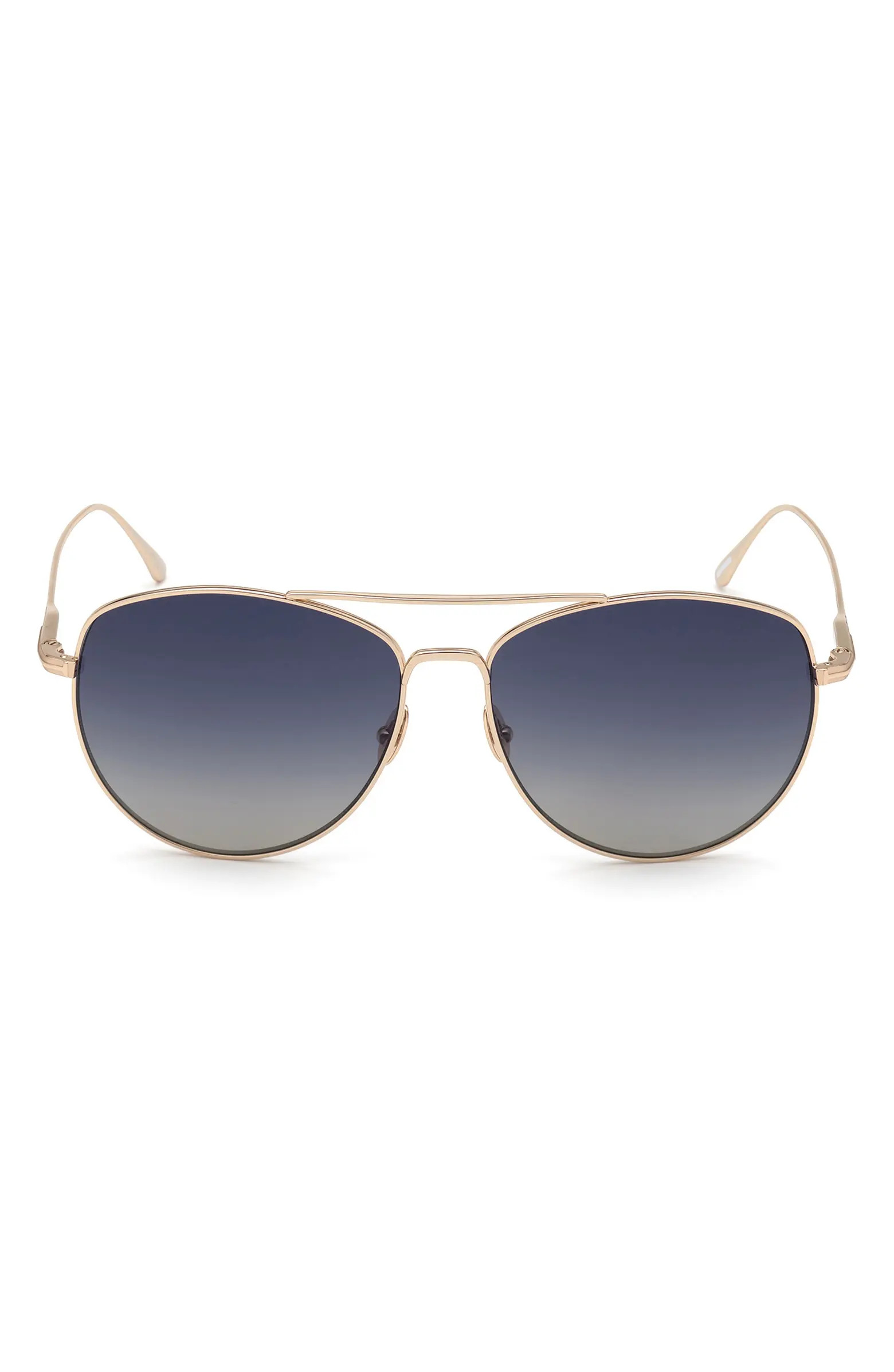 Milla 59mm Gradient Aviator Sunglasses | Nordstrom