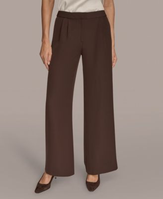 Women's Petites High Waist Wide Leg Pants, Regular & Petite | Macy's