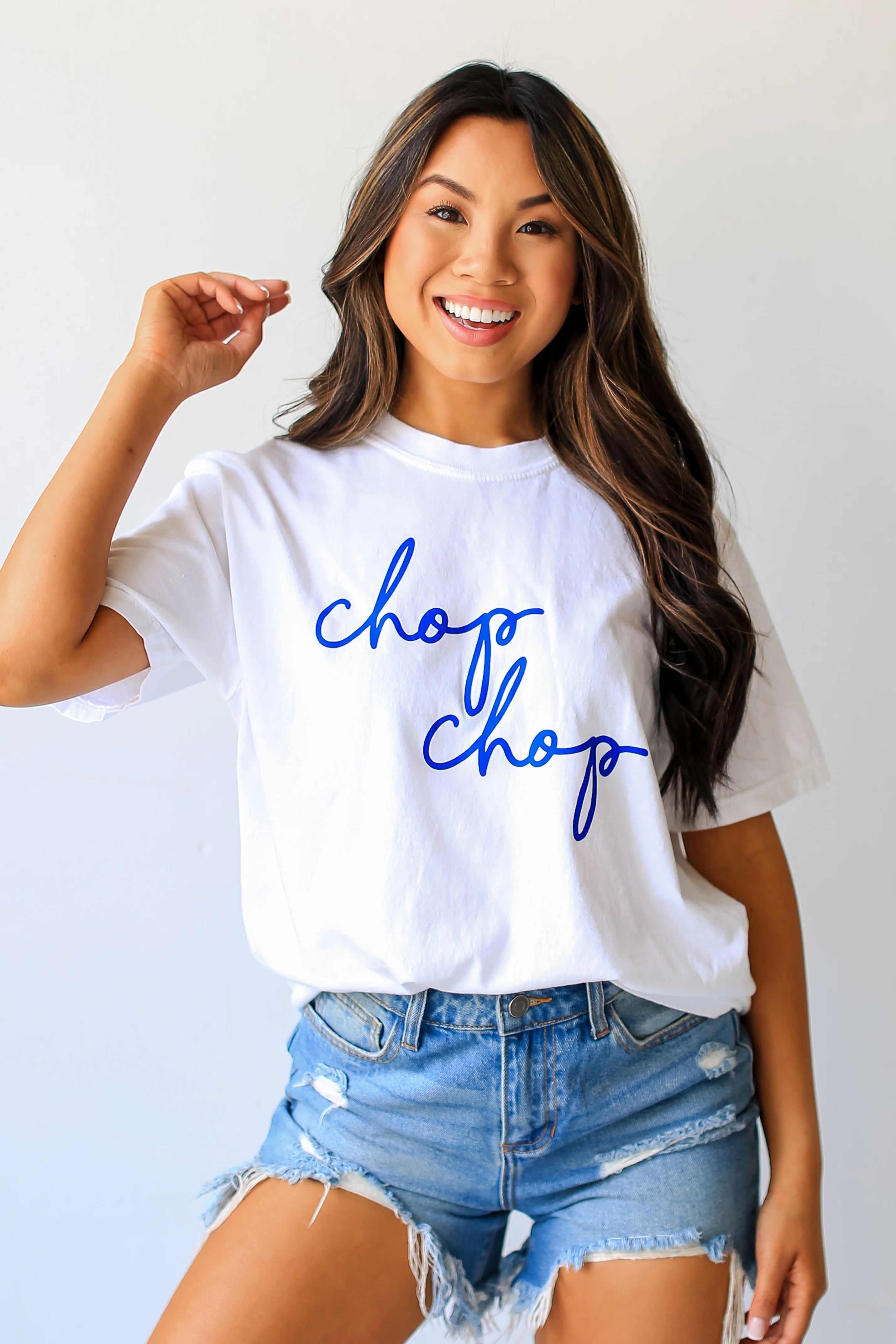 White Chop Chop Tee | Dress Up