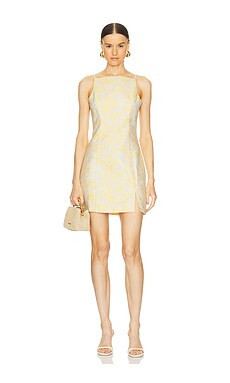 Amanda Uprichard Molly Dress in Electric Yellow from Revolve.com | Revolve Clothing (Global)