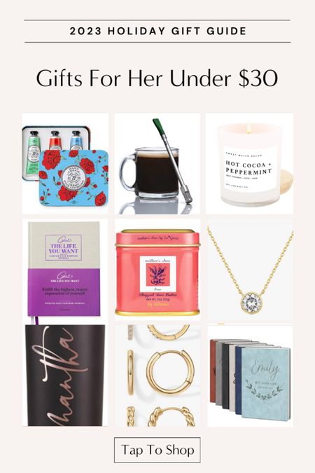 Holiday Gift Guide: Gifts for her under $30

#LTKHoliday #LTKHolidaySale #LTKGiftGuide