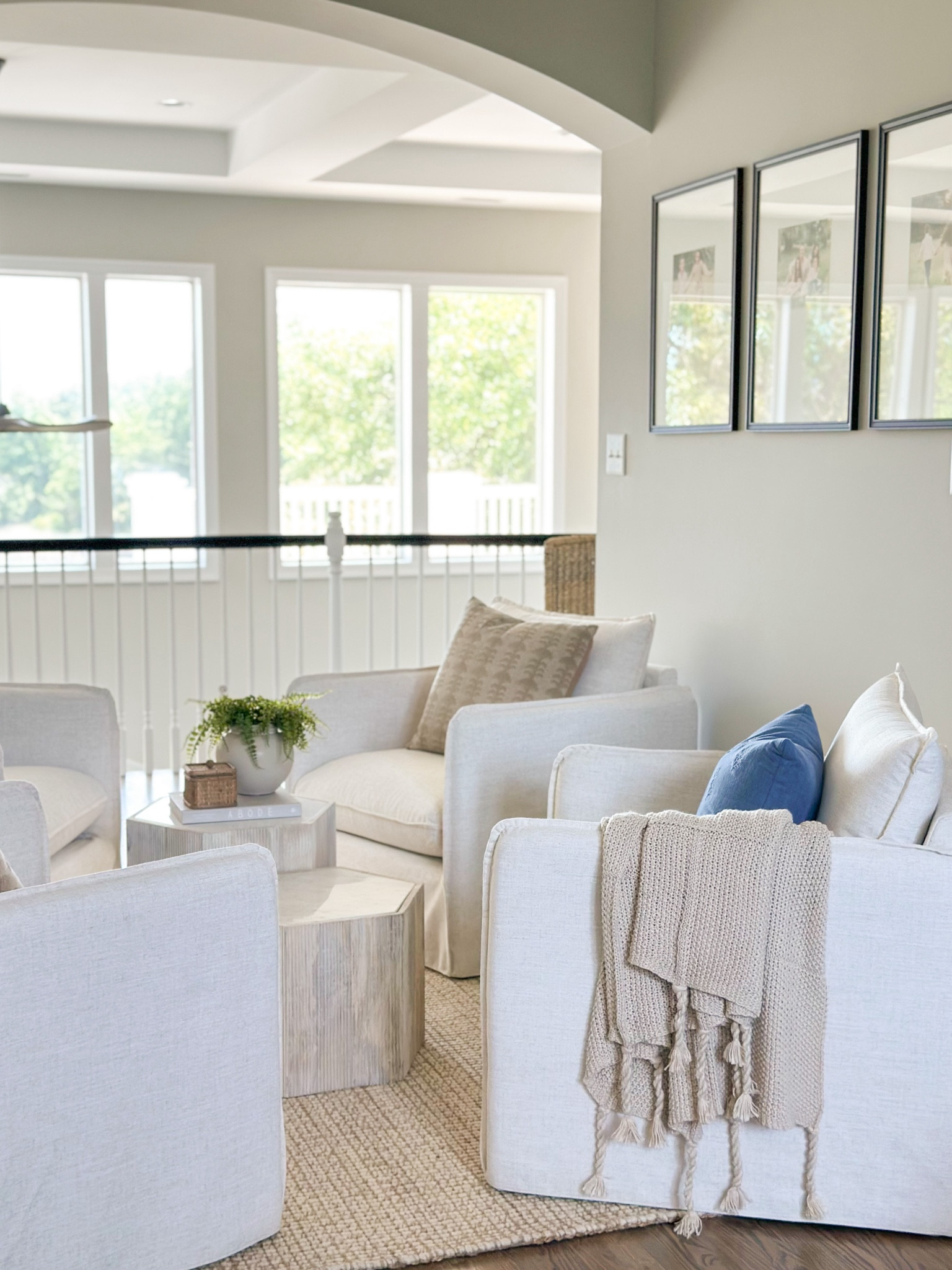 Stairs landing decor
Sitting area

#LTKFamily #LTKHome #LTKStyleTip