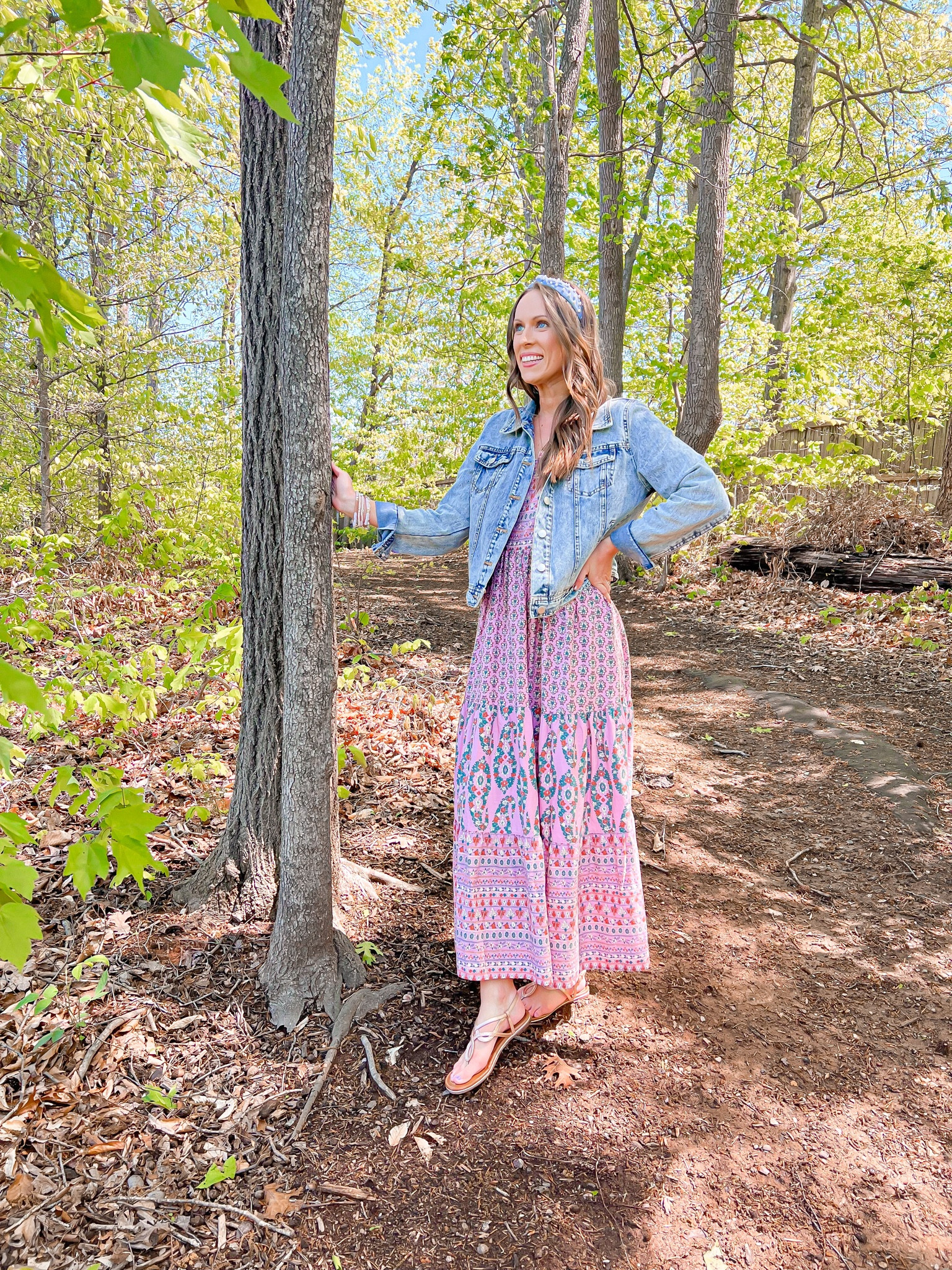 Spring OOTD

Dress- size small
Jacket - small
Shoes 7.5 
All true to size ☺️

This target dress is so pretty! It is so fun for spring and summer - easily add booties to take it into fall ☺️💕

Target dress, floral dress, pink dress, maxi dress, Jean jacket, DSW shoes, pink sandals, old navy style, amazon fashion, headband, pearl headband, spring fashion, summer style 

#LTKFind #LTKstyletip #LTKfamily