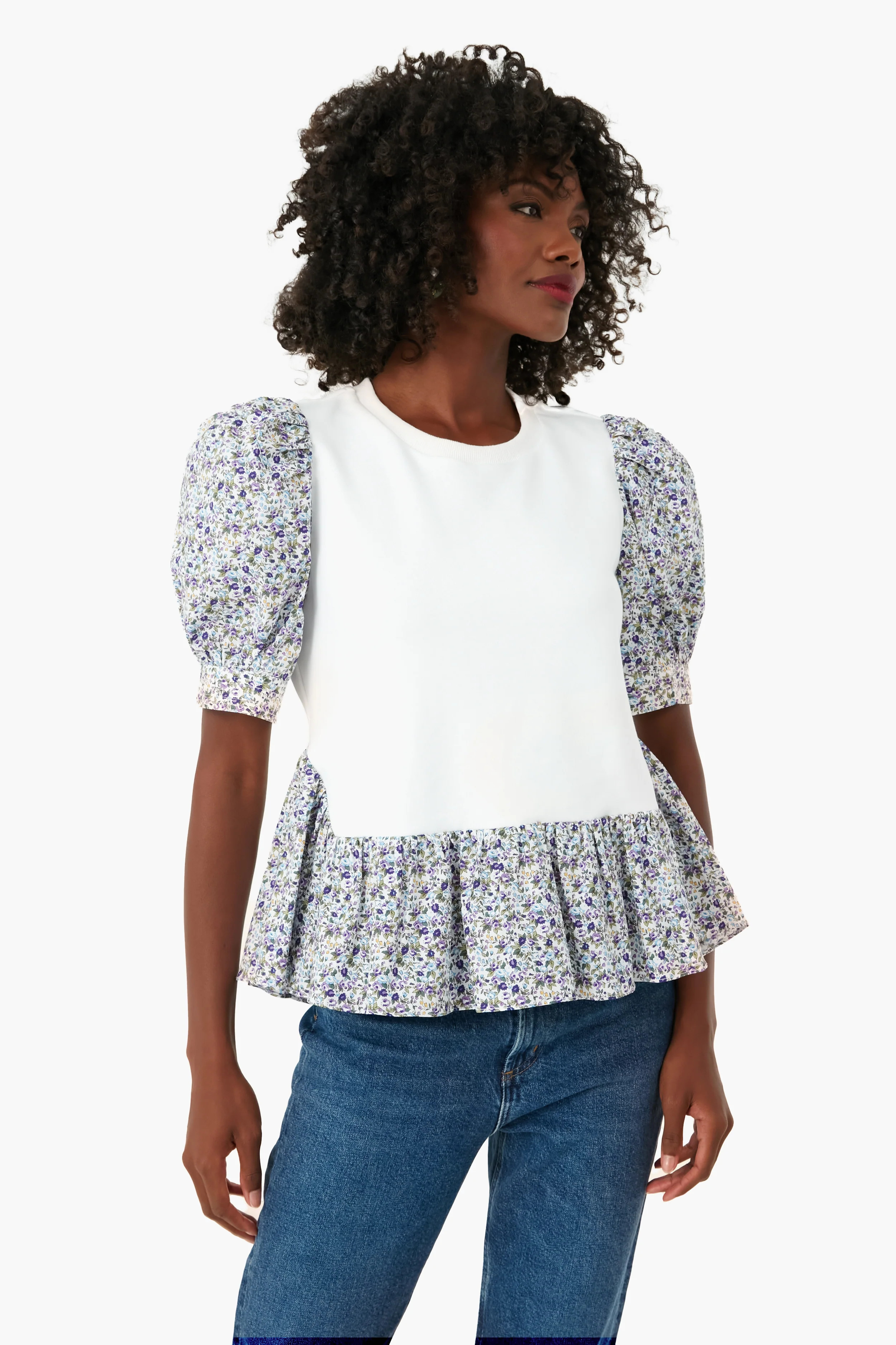 Mixed Media Savannah Blouse | Tuckernuck (US)
