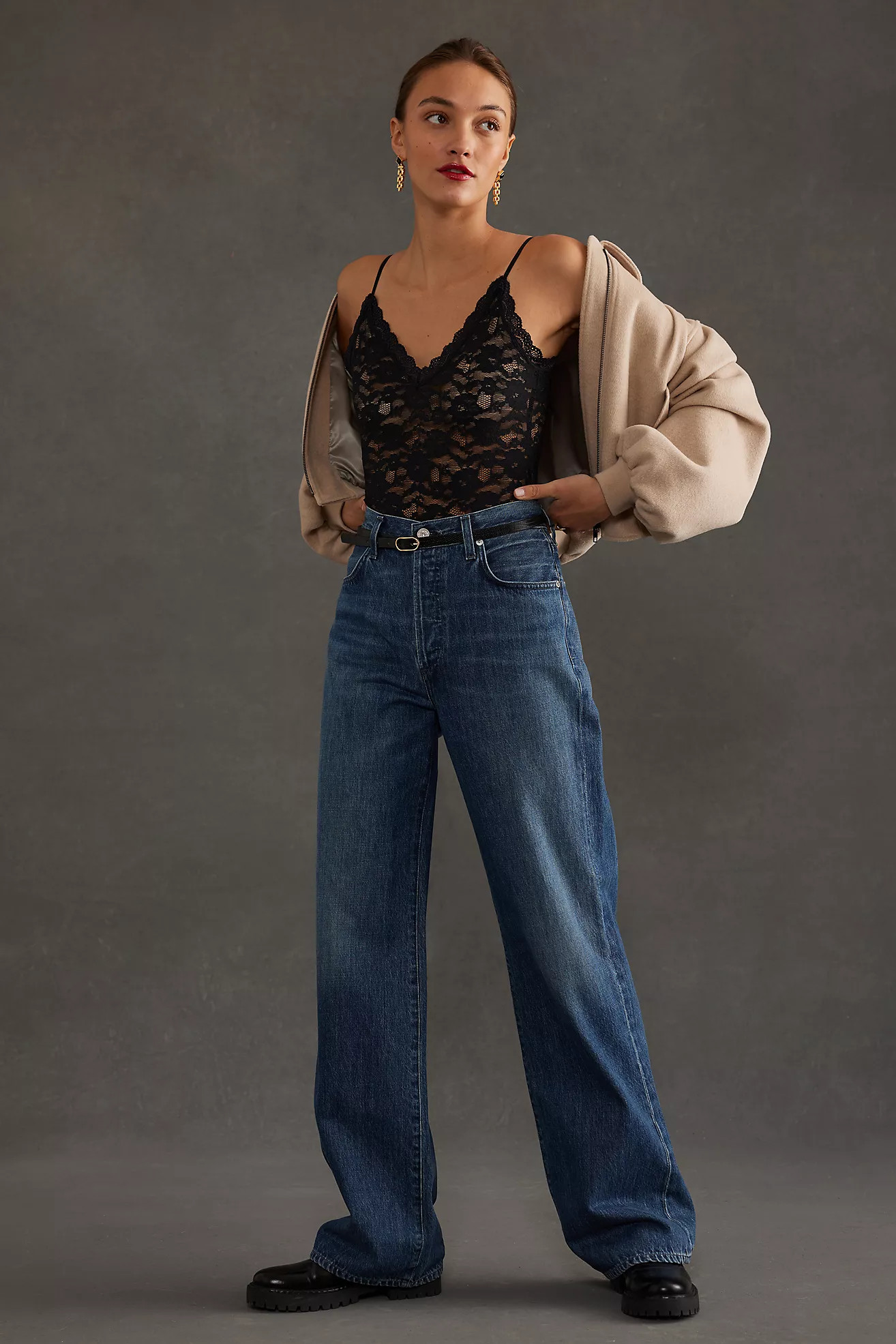 Citizens of Humanity Annina Organic High-Rise Wide-Leg Jeans | Anthropologie (UK)