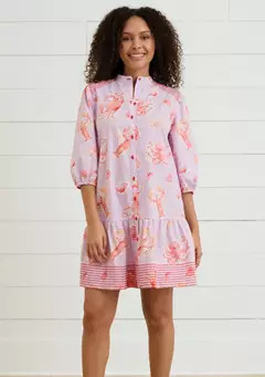 Crown & Ivy™ Sewing Down South x Crown & Ivy™ Brooke Three Quarter Sleeve Printed Dress with ... | Belk