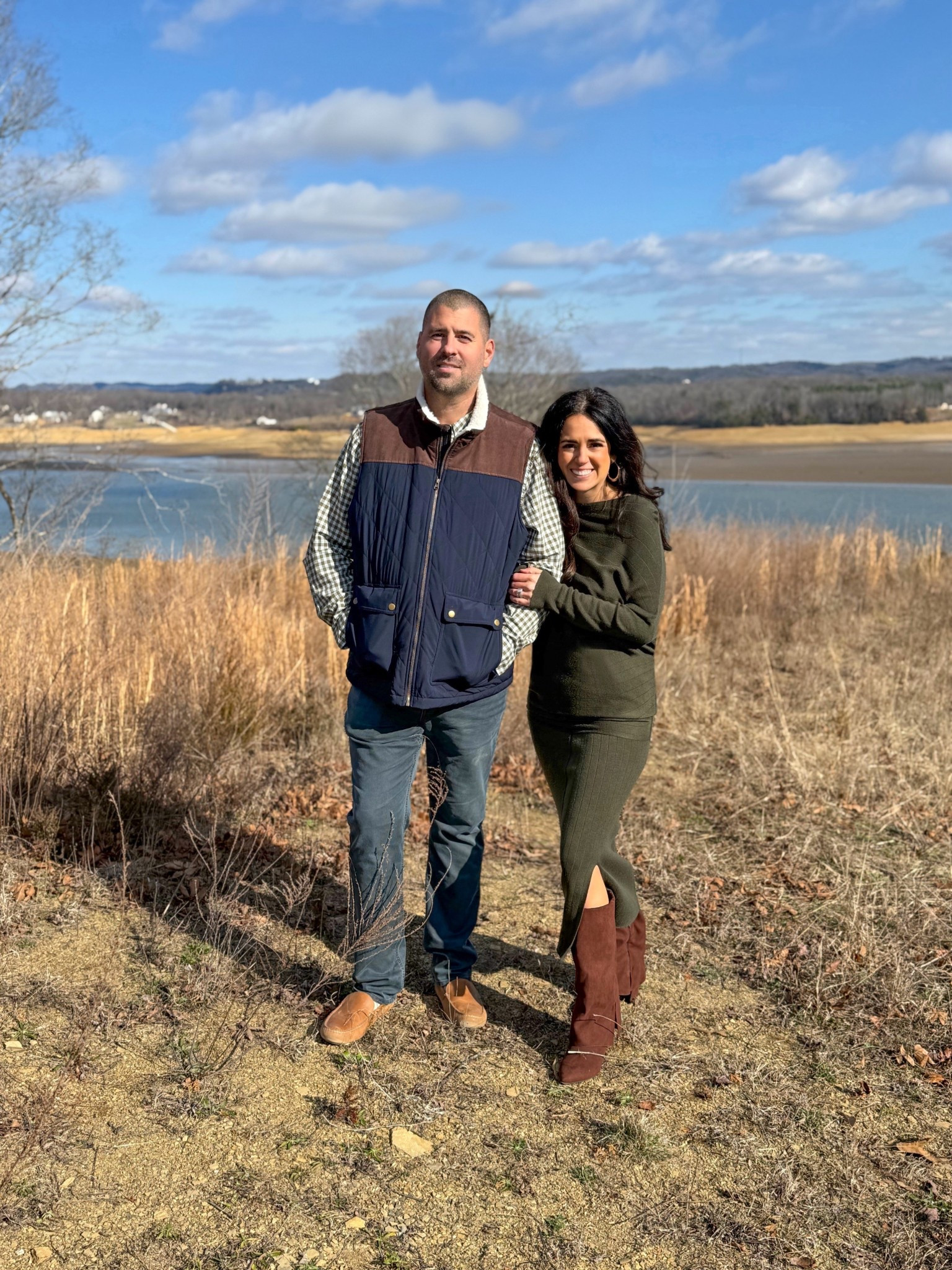 Sharing winter family photo outfit details for him and her. 

This sweater dress and boots combination was the BEST for family photos in the mountains. I’ve linked the one I rented from Rent the Runway and a similar dress from Amazon. It is so warm and will fit a variety of body types and sizes, very forgiving.

The suede boots are giving the look of designer boots for under $20. I can’t believe they’re from Walmart, I bought them in both colors. 

Love my man’s vest too, and it comes in tall, which is so hard to find. I have the most success shopping  Lands’ End for his shirts, and the quality is always great. 

5’7 S/M 36b
6’4 large tall

Winter outfits women
Winter outfits men

#ltkootd #ltkbeauty 

#LTKFindsUnder50 #LTKMens #LTKSaleAlert
