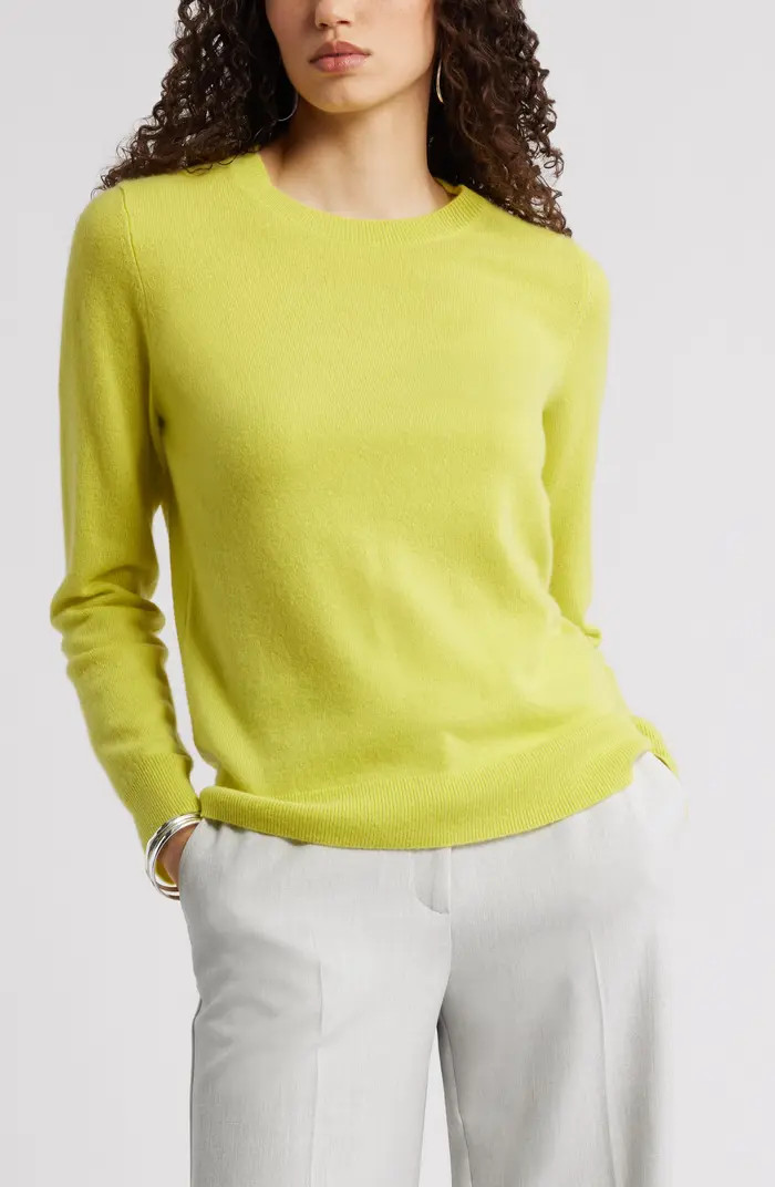 Nordstrom Cashmere Crewneck Sweater | Nordstrom | Nordstrom