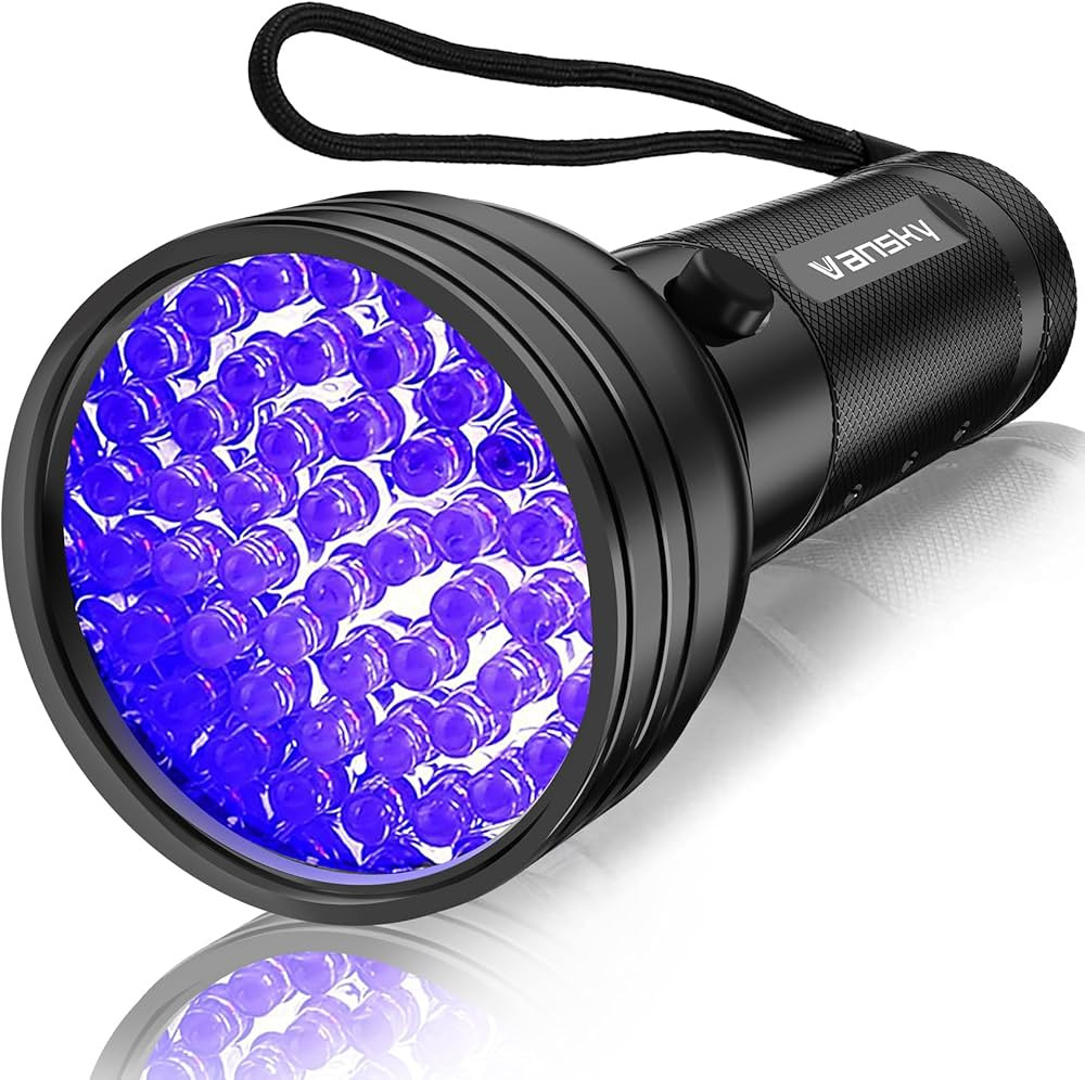 Vansky UV Flashlight Black Light, 51 LED Blacklight Pet Urine Detector for Dog/Cat Urine, Dry Sta... | Amazon (US)