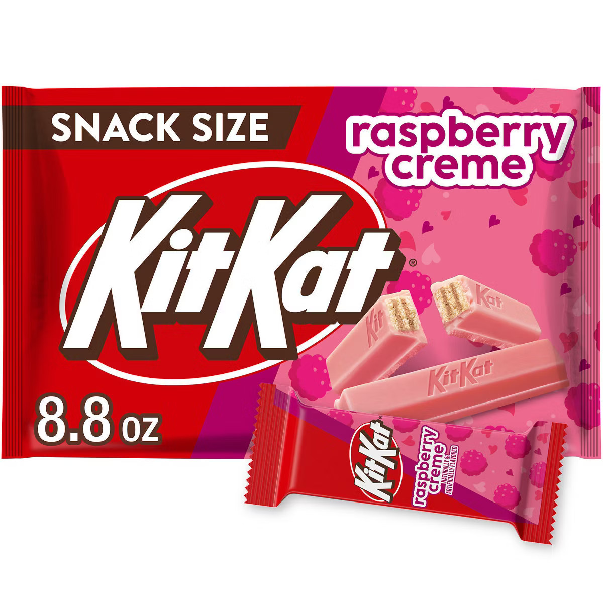 Kit Kat Valentine's Day Raspberry Crème Snack Size - 8.8oz | Target
