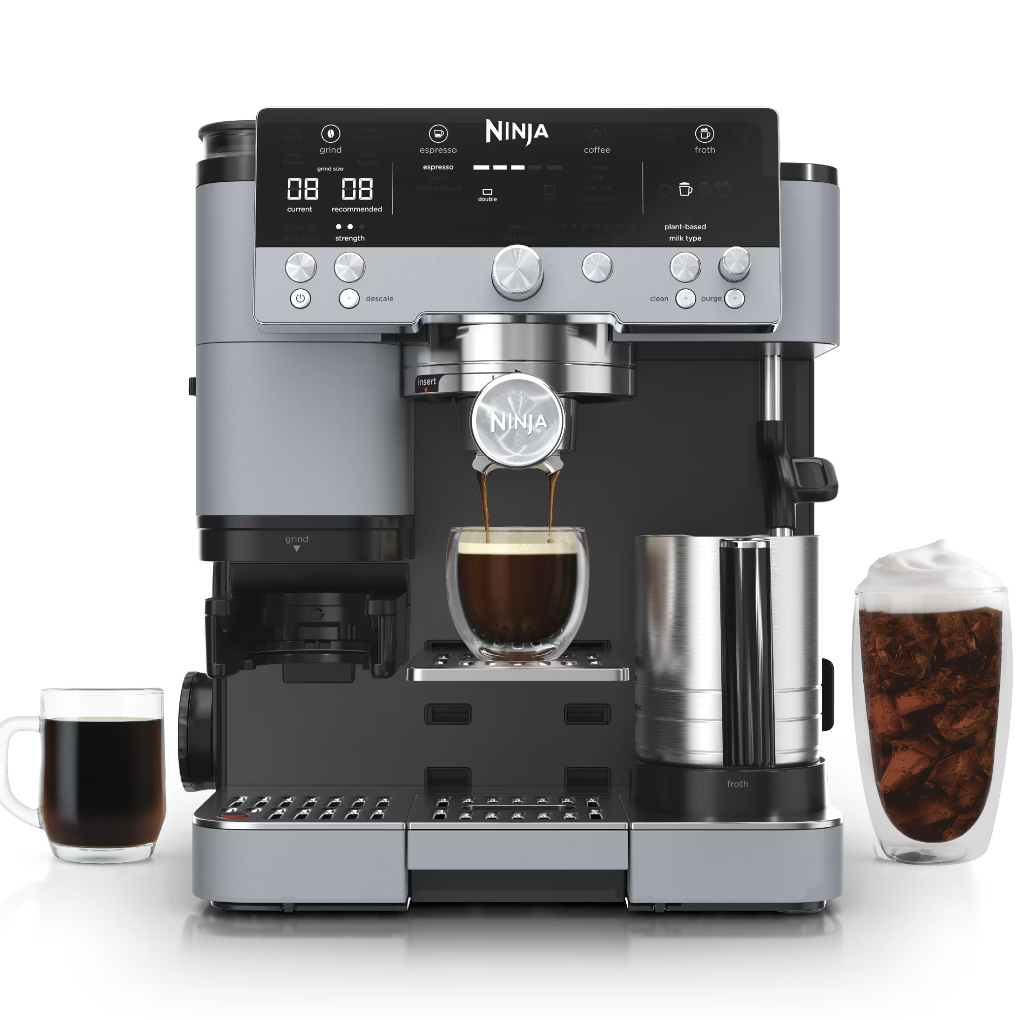 Ninja Luxe™ Café Premier 3-in-1 Espresso, Coffee & Cold Brew - Trace Blue | SharkNinja | Ninja Kitchen