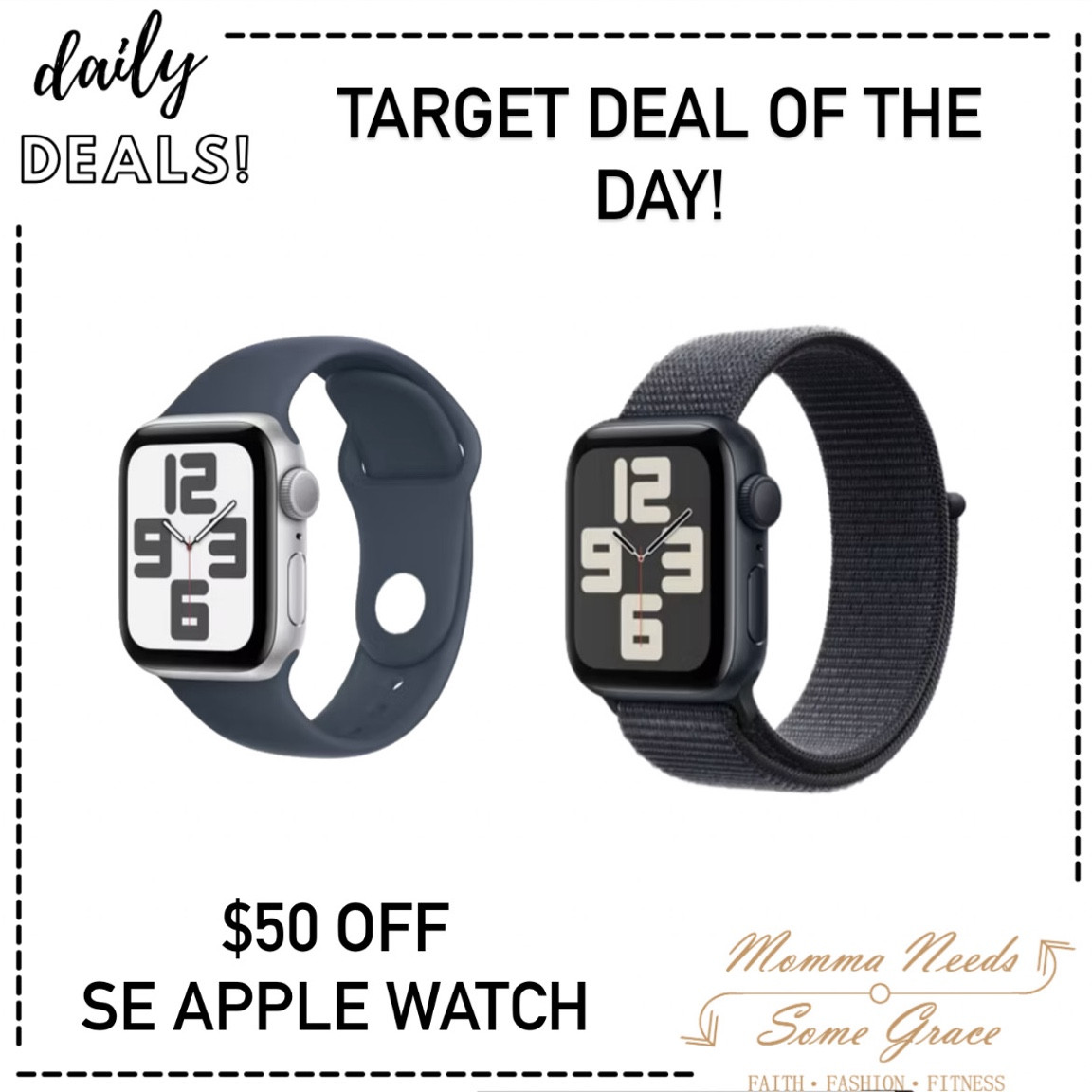 Target deal of the day! $50 off Apple Watch!

#LTKSeasonal #LTKSaleAlert #LTKGiftGuide