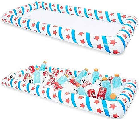 Inflatable Patriotic Drink Cooler for 4th of July, Memorial Day (2-Pack) | Amazon (US)