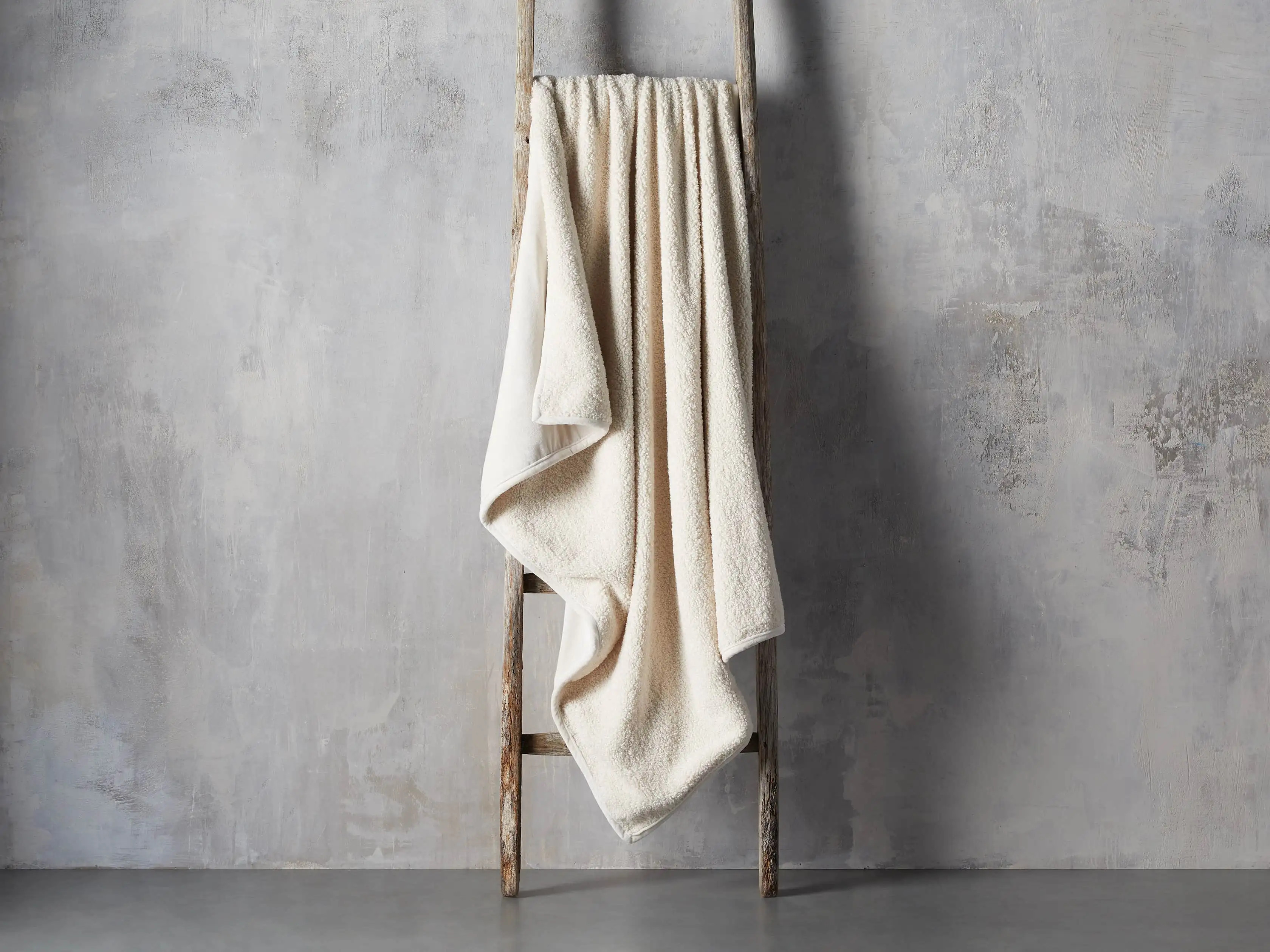 Faux Fur Sherpa Throw | Arhaus